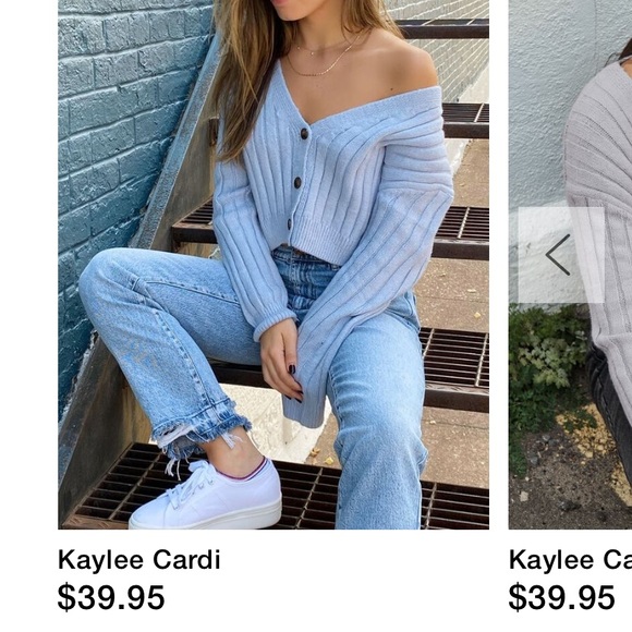 GARAGE cropped knit cardigan - Picture 2 of 4